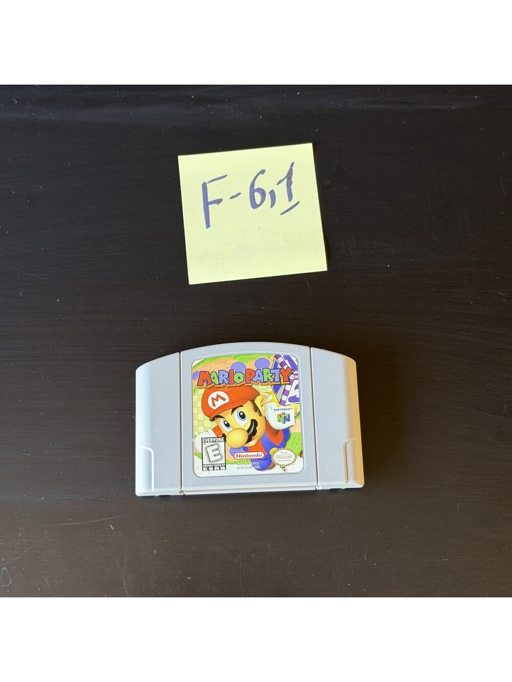 Mario Party (Nintendo 64, 1999) N64 Authentic Game Cartridge - Storage: F-6,1